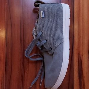 Lems Chukka Corduroy, Gray, Unisex Size Men 10.5, Women 12